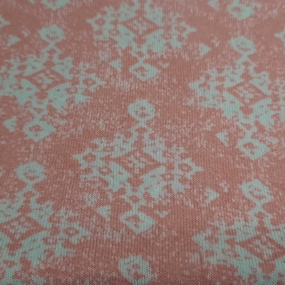 Peach & White Print Pyjama Short Set - Picture 10 of 11